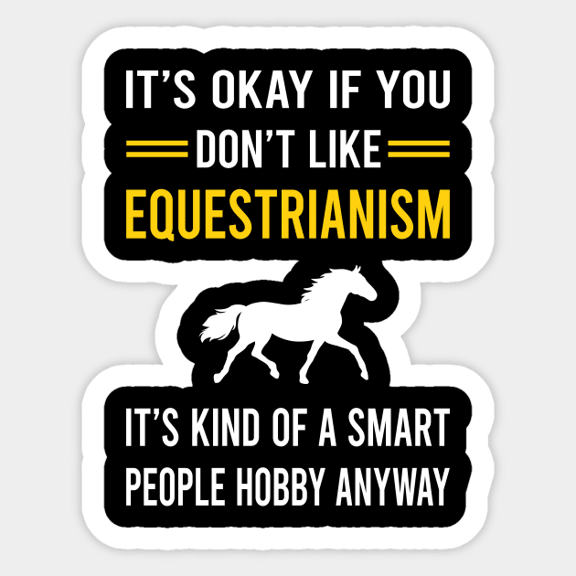 Smart People Hobby Equestrianism Horse Horseback Riding Sticker by Good Day